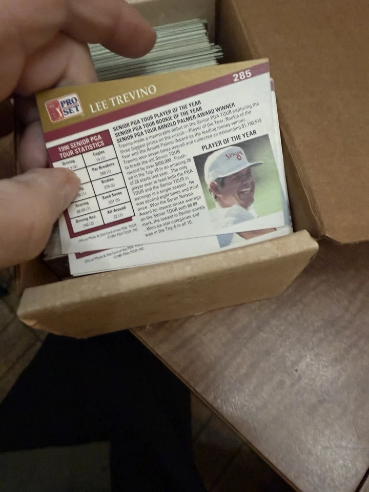 Juego completo de golf Pro 1991 PGA 1–285 – Treviño, parejas, Stewart, profesionales Foto 3 de 4