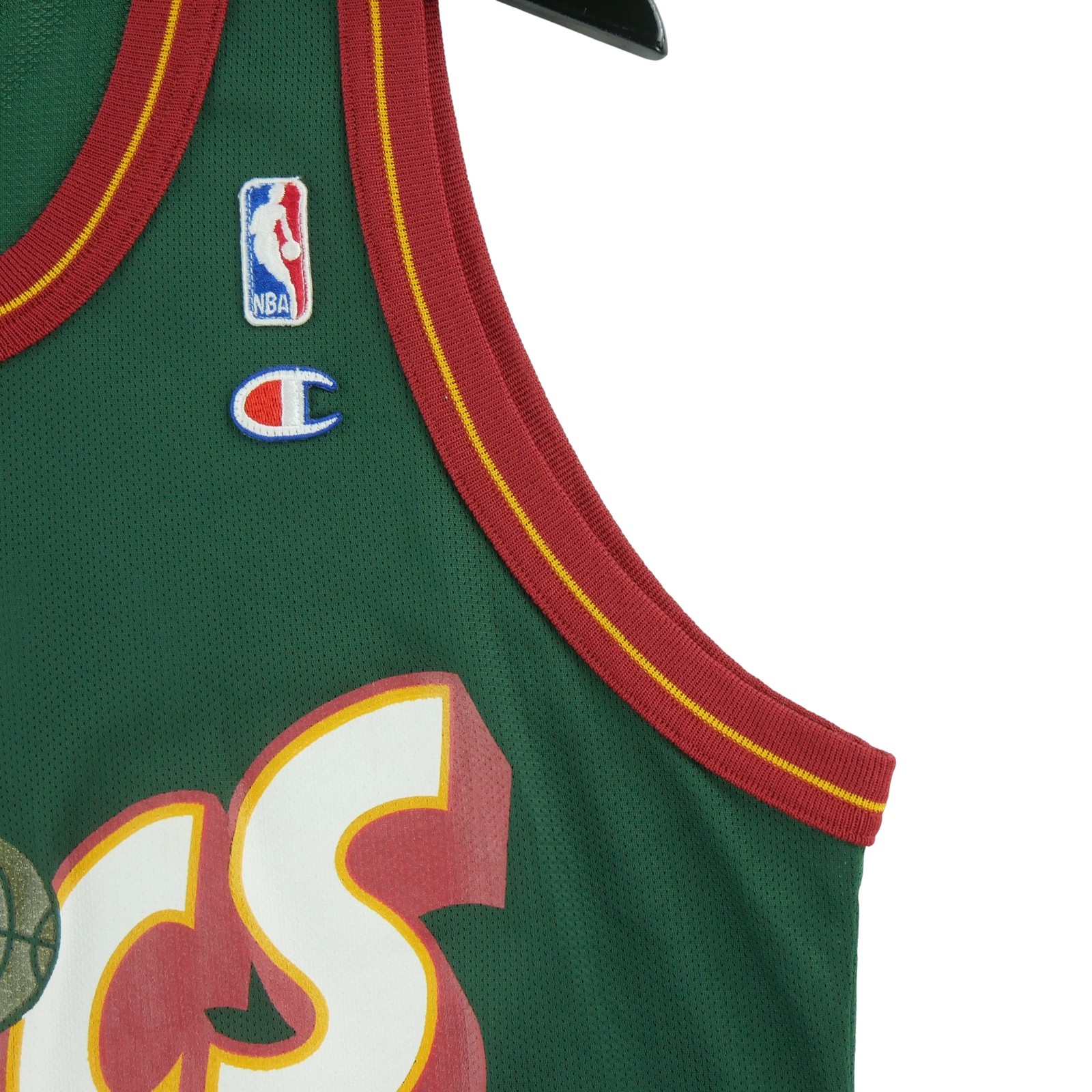 챔피언 마이요 NBA 시애틀 슈퍼소닉스 켐프 숀 40 1995-1997 사이즈 L #QWE4 3