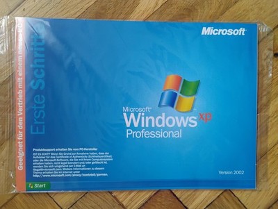 Microsoft Windows XP Professional Pro SP2 OEM 32bit Version German New W/Key