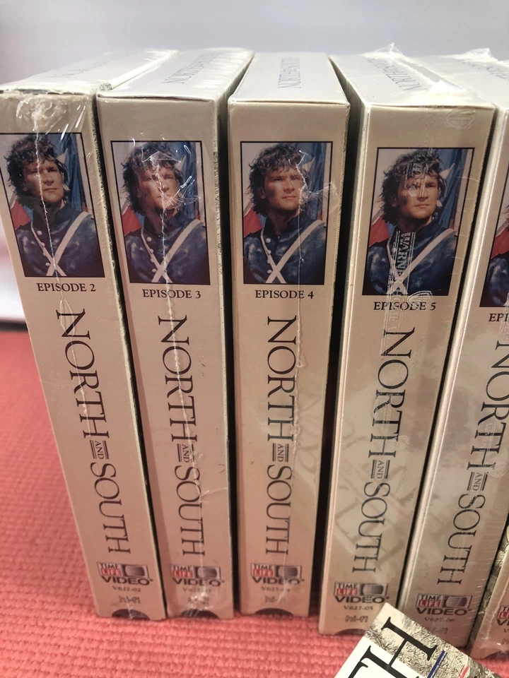 North and South VHS 12 Tape Box Set Patrick Swayze 1985 NEW FACTORY SEALED! - Image 3 of 4