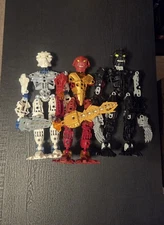 Bionicle Toa Inika Jaller, Matoro and Nuparu