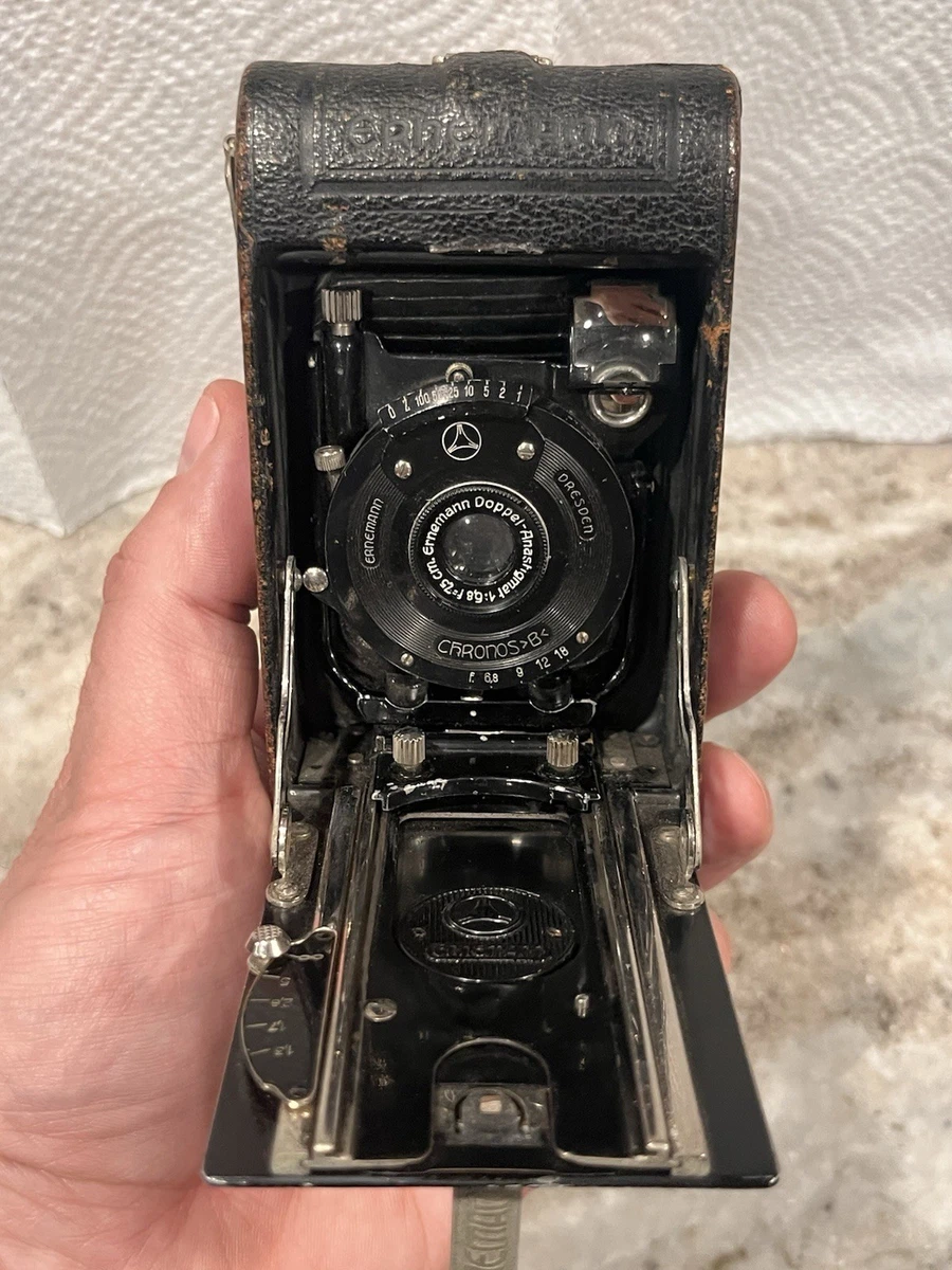 Appareil Photo Ernemann Simplex Ernoflex 6.5x9 Cm - Années 1920 - Fonctionne !