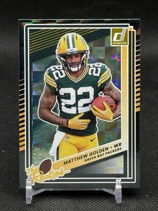 2025 Panini Donruss Matthew Golden The Rookies Green Bay Packers RC No. 18