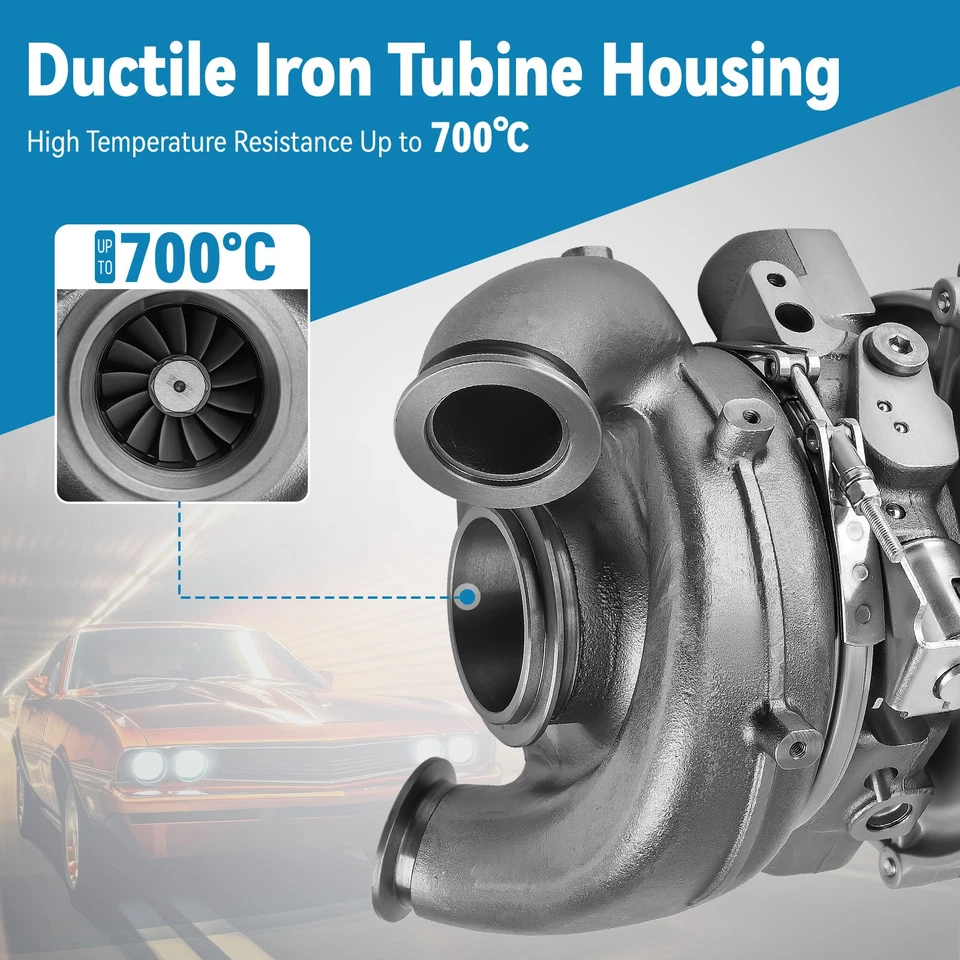 Turbocompresor para Ford F-250 F-350 F-450 Super Duty Turbo 6,7 L V8 2017 2018 2019 Foto 3 de 4