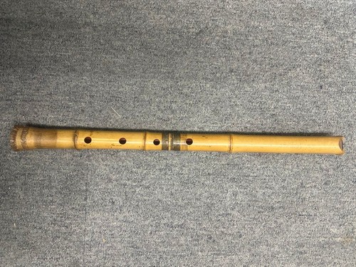 Shakuhachi RootBamboo Flute 1Shaku8Sun Natural Finish Handcrafted Authentic