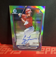 2026 Bowman Chrome Coy James 1st AUTO REFRACTOR 390/499 NATIONALS SP