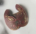Civil War Relic Confederate Artillery  hat badge, remnants of leather, $45.00
