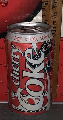 CHERRY COKE 12OZ ALUMINUM COCA COLA CAN EMPTIED | eBay