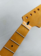 Big Head Guitar Neck 22fret 25.5inch Maple Replacement Dot Inlay Yellow Gloss