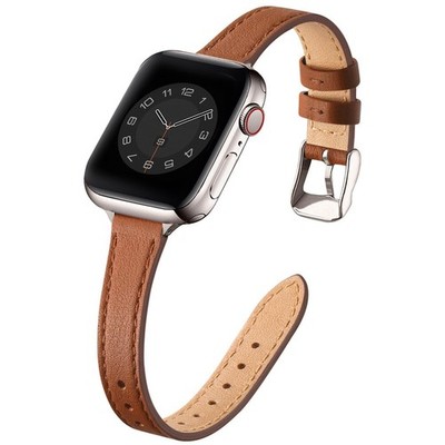 Genuine Slim Leather Apple Watch Band Strap for iWatch Series 11 10 9 Ultra 1-3