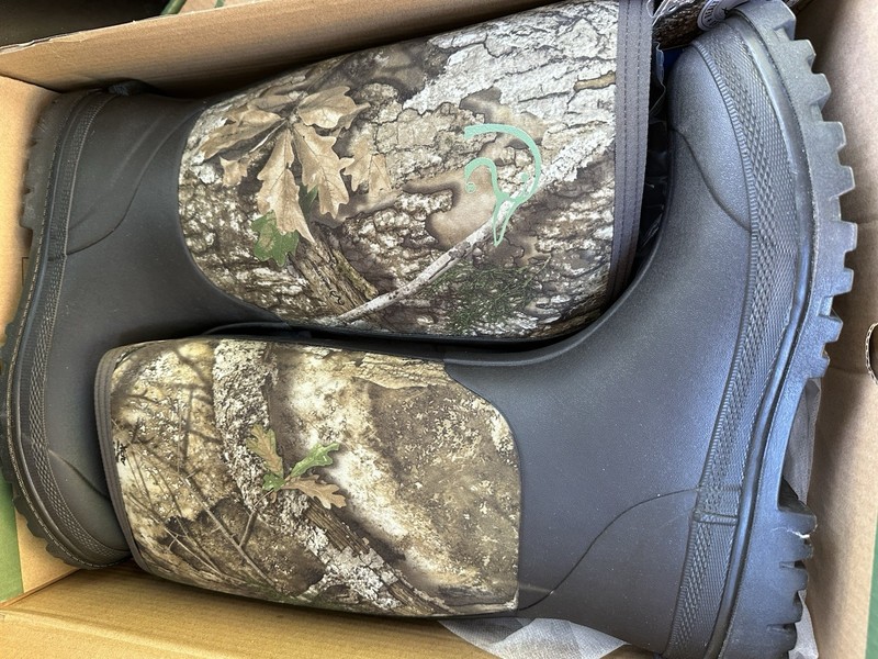 Ducks Unlimited  Camo Stalker Waterproof Boots Men’s 13 NIB W/Tags (4mm)