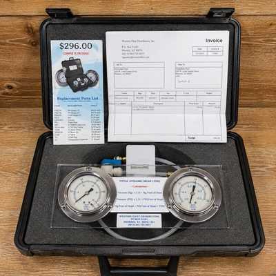 #ad Total Dynamic Head TDH Calibration Gauge Kit Pool Pump Vacuum Pressure Test $127.49