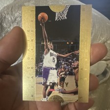 SkyBox Tyus Edney 1995-96 NBA Hoops Rookie Headliners Kings Card #5/10. rookie card picture