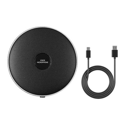 360° Computer Microphone for Desktop , USB Conference PC Mic, Noise-Canceling...