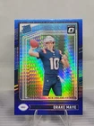 2024 Panini Donruss Optic - Rated Rookie Drake Maye #229 Blue Hyper Prizm (RC)