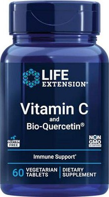 Life Extension Vitamin C and Bio-Quercetin , Cardiovascular Health Supplement,
