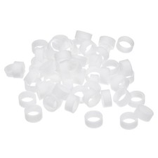 100pack Silicone Rubber Bands Rings Non-slip 10mm Dia 1mm Thick 5mm Width