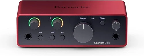 Focusrite SCARLETT SOLO 4. Gen 192kHz USB Audio Interface