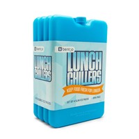 Ice Lunch Chillers Cooler Reusable Ultra-thin Ice Packs For Cooler Bags - 4 Pack Ice Lunch Chillers Cooler Reusable Ultra-thin Ice Packs For Cooler Bags - 4 Pack