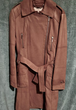 K.millen Ladies Leather Coat: Uk 12: (36"): Vvgc: On Sale - Limited Time Only!