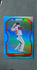 2021 Panini Prizm Tier III Carolina Blue #203 Juan Soto Nationals