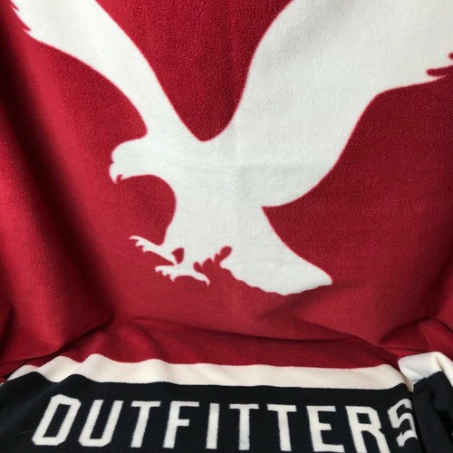 Limited Edition AEO American Eagle Fleece Blanket Throw Lounge Cover Soft 60X50 - Picture 5 of 6