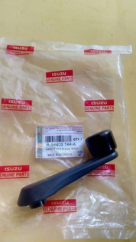 ISUZU TF TFR TROOPER KB HOLDEN RODEO WINDOW CRANK HANDLE BLACK BRAVA 2x-Genuine - Image 3 of 4