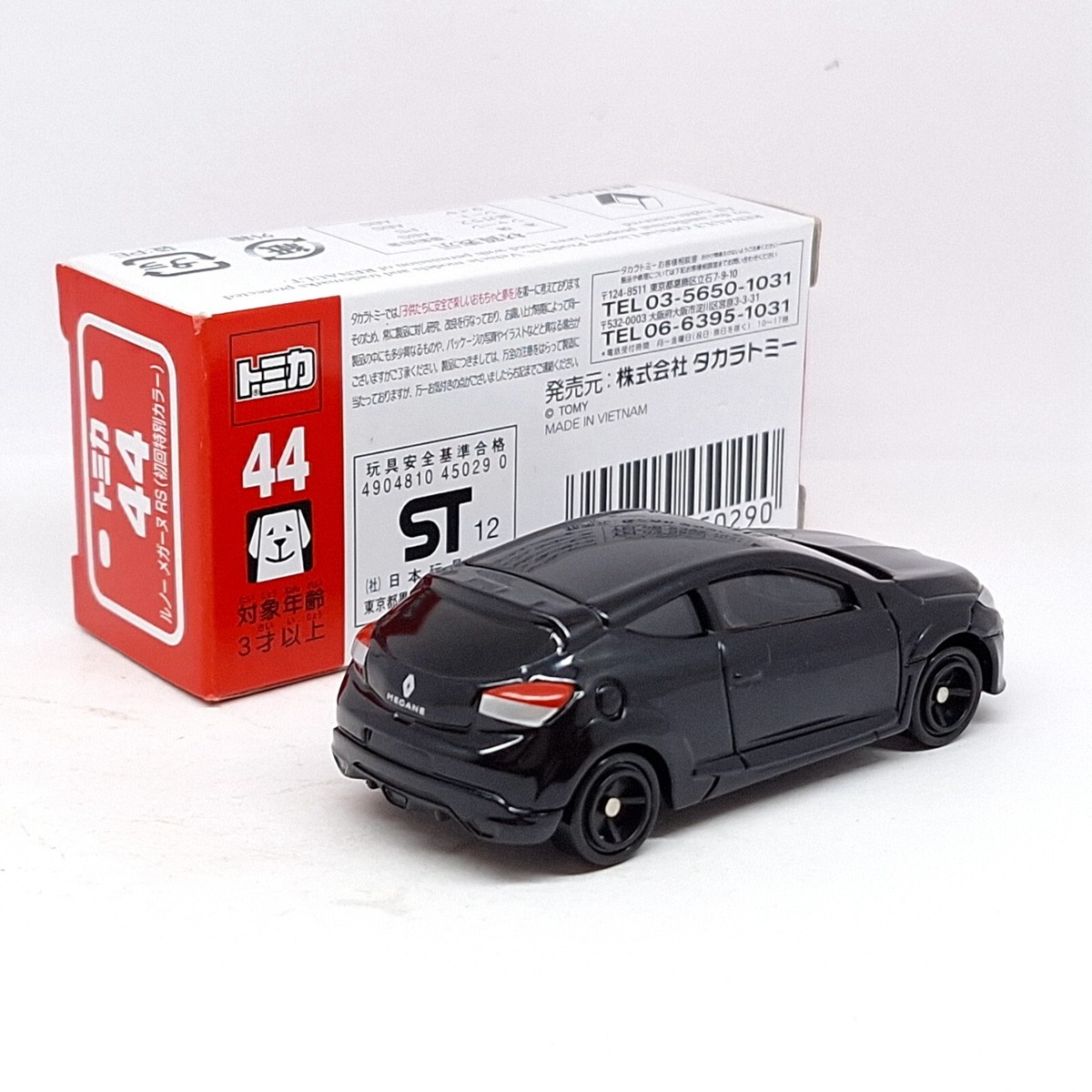 TOMICA 44 RENAULT MEGANE RS 1/62 TOMY 2012 NEW Black | eBay