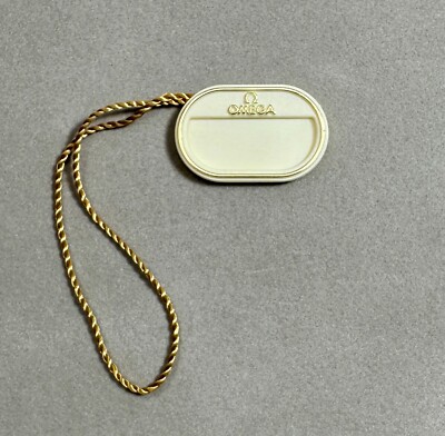OMEGA Watch Genuine Ivory Reference / Price  Plastic Hang Tag
