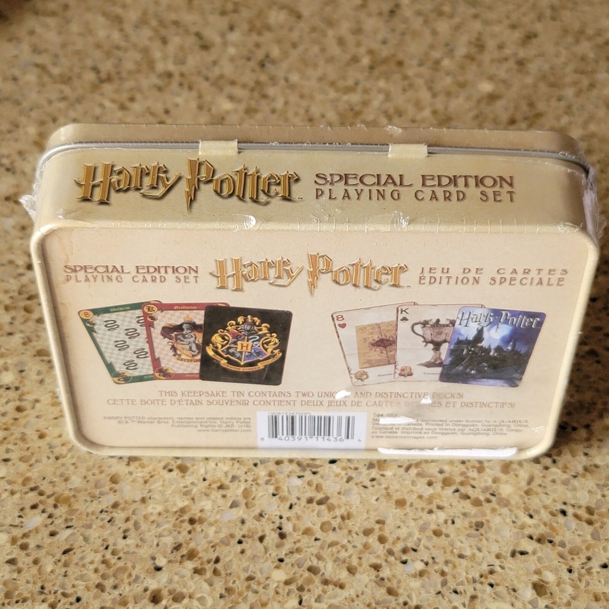 Harry Potter Spielkarten Set Im Edlen Zinndöschen – Perfekt Für Fans Und Spieleabende