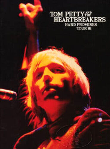 Tom Petty 1981 Harte Promises Tour Program koncertu-pokaż oryginalną nazwę Nowe popularne