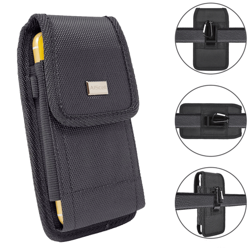 For TCL 50 XL 5G, 40 XE 5G, 10 5G UW, Rugged Clip Holster Carrying Case Pouch - Afbeelding 1 van 38