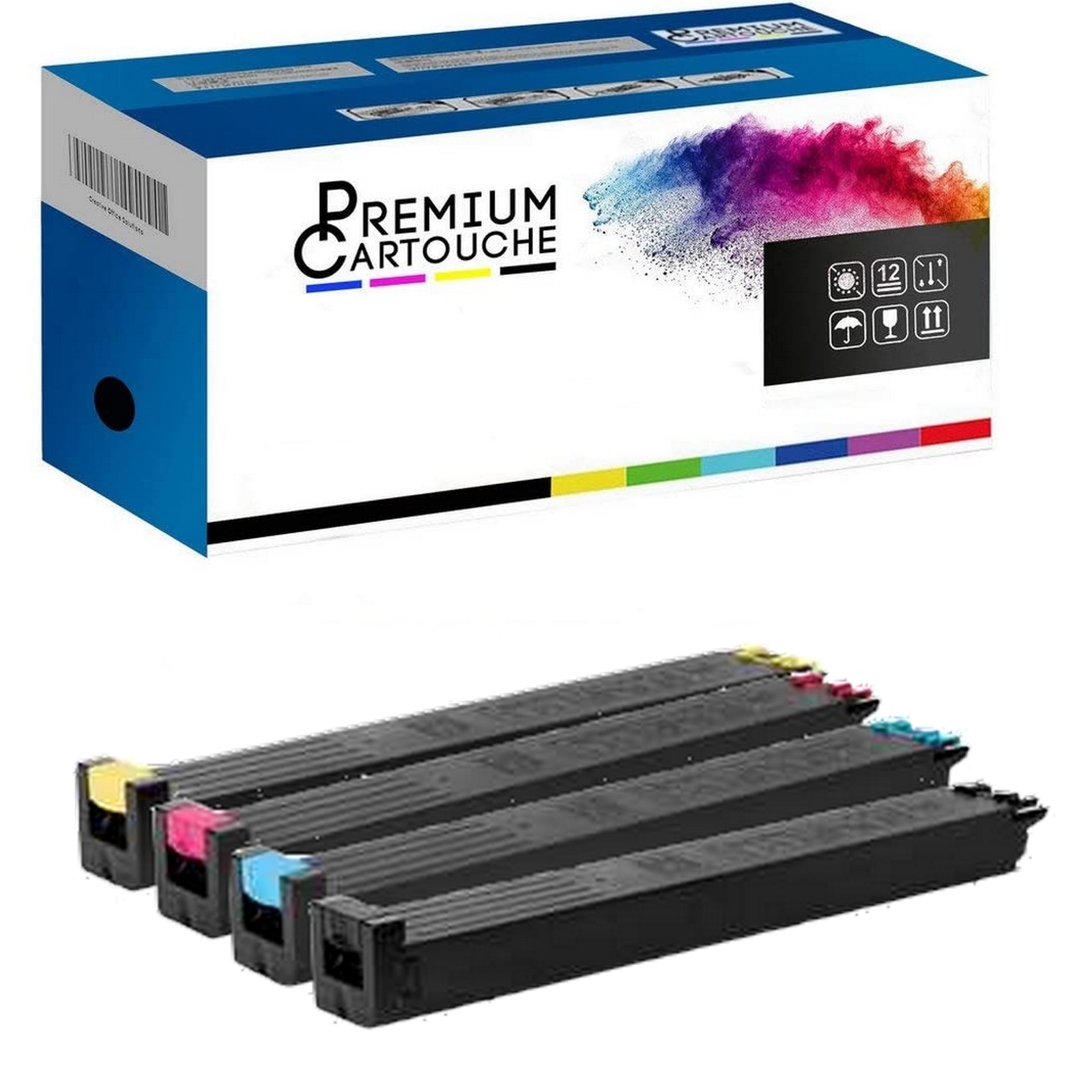 Toner MX-61GTBA MX-61GTCA MX-61GTMA consommable imprimante laser pack de 4