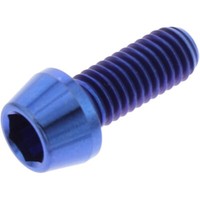 Schraube Jmp Konisch Bolt M6X1,00Mm 15Mm Titan Blau