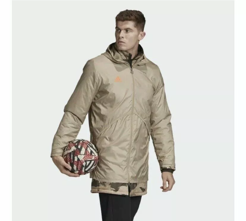 Tan Laycoat Soccer Jacket Long Coat Camo Tango EI7398 Men | eBay