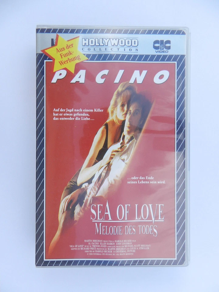 VHS Video Kassette Sea of love Melodie des Todes Al Pacino Ellen Barkin - Bild 1 von 1