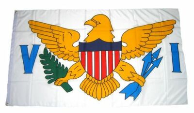 Fahne / Flagge Virgin Islands Jungferninseln 90 x 150 cm