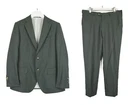 SUITSUPPLY Lazio Single Breasted Slim Suit Men's UK 44 2in1 Green single Breast
