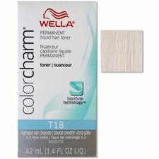 T18 Lightest Ash Blonde Wella Hair color Toner 1.4oz