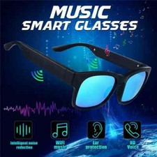 Smart Glasses Bluetooth Polarized Sunglasses UV Protection Music Headset UV400