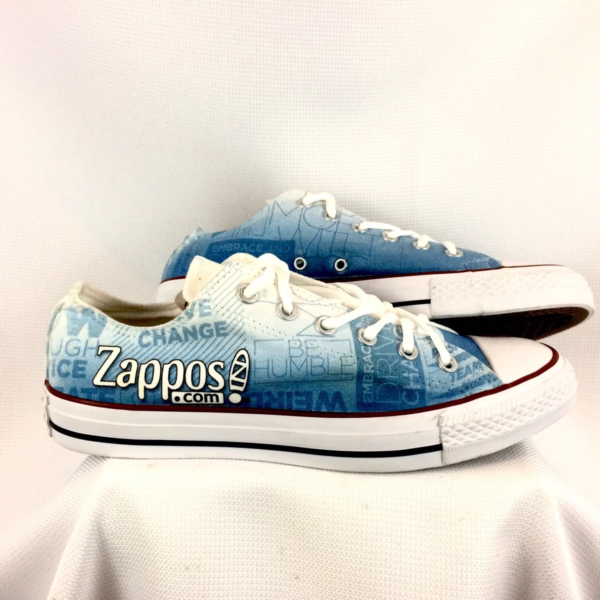 Custom Converse Ox Zappos Employee Sneaker Mens Sz 8 Womens 10. NWOB eBay