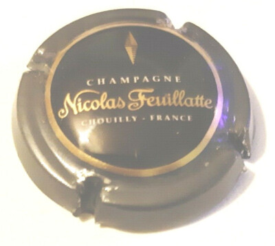 Champagnerkapsel Nicolas Feuillatte ctr dunkelgrau Nr. 50c E unter dem A