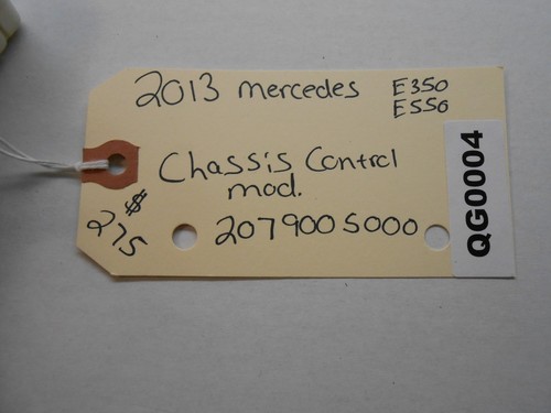 13 Mercedes E350 E550 chassis control mod 2079005000 QG0004 - Picture 4 of 4