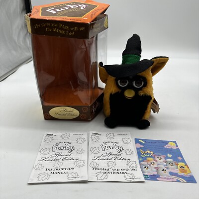 Furby Special Limited Edition Halloween 70-887 1999 Tiger Electronics Orange
