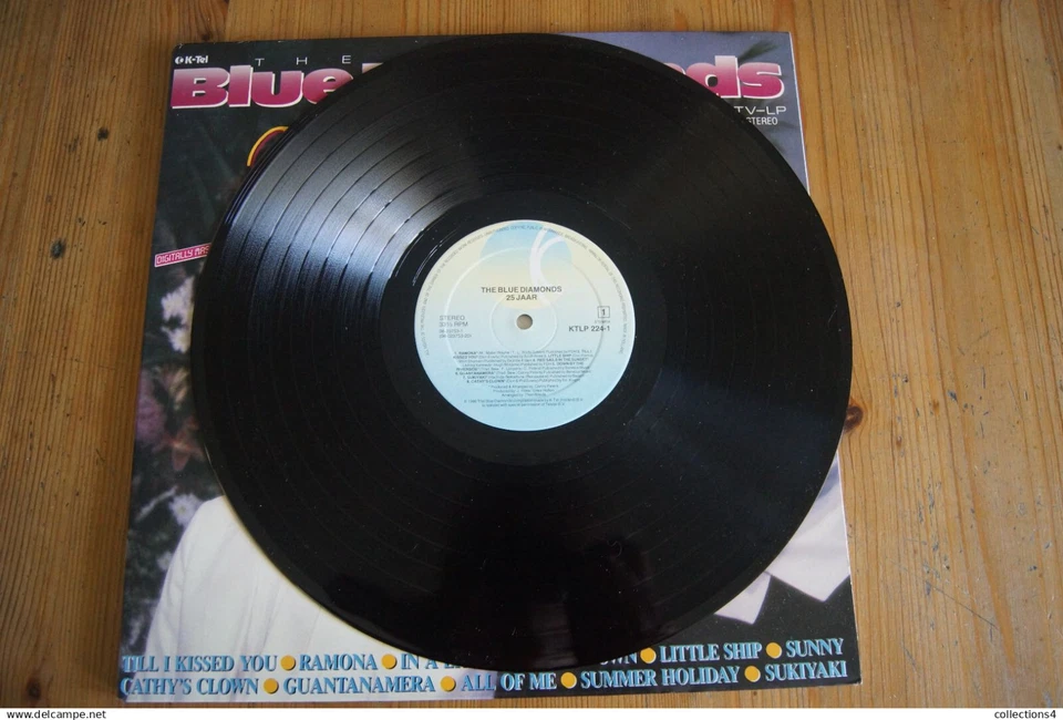 THE BLUE DIAMONDS 25 JAAR RARE LP HOLLANDAIS 1986 POP ET ROCK N ROLL VALEUR+ - Photo 4/4