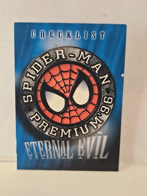 1996 FLEER Marvel SPIDER MAN PREMIUM ETERNAL EVIL Complete Your Set U PICK cards