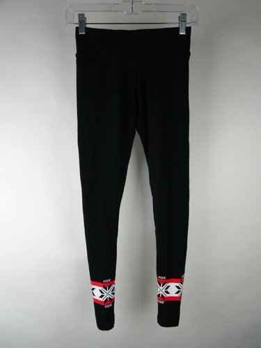 Secret Yoga Womens Black Elastic Pull 