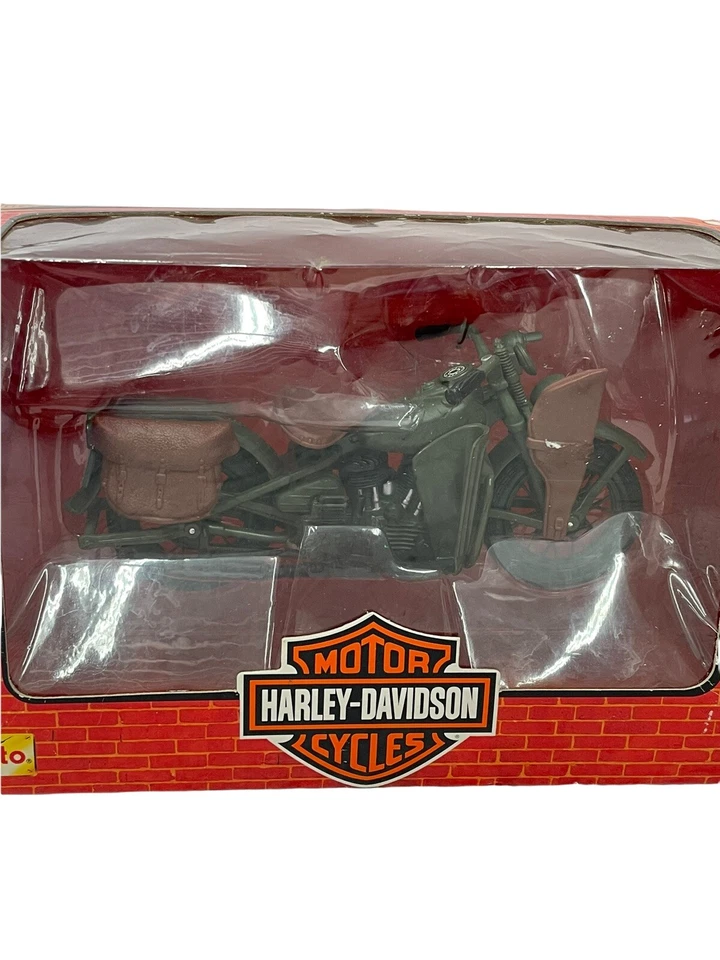 Maisto Harley Davidson Serie 5 Escala 1:18 1942 WLA Cabeza Plana Motocicleta Foto 2 de 4