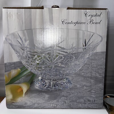 Vintage TOWLE Full Lead Crystal 5