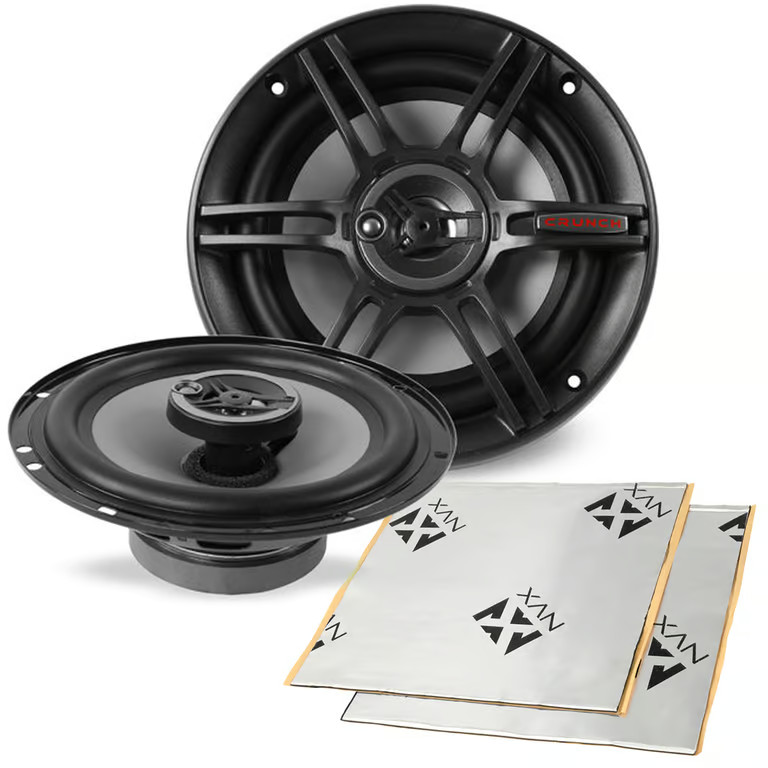 Автомобильные 3-полосные динамики Crunch CS653 Peak 65 с функцией демпфирования звука 7790₽